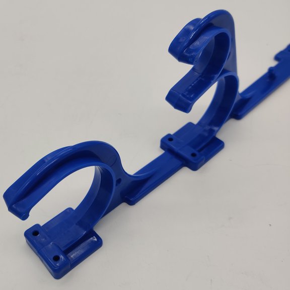 PTOOTP Blue Plastic Pool Pole Hanger for Organized Pool Maintenance