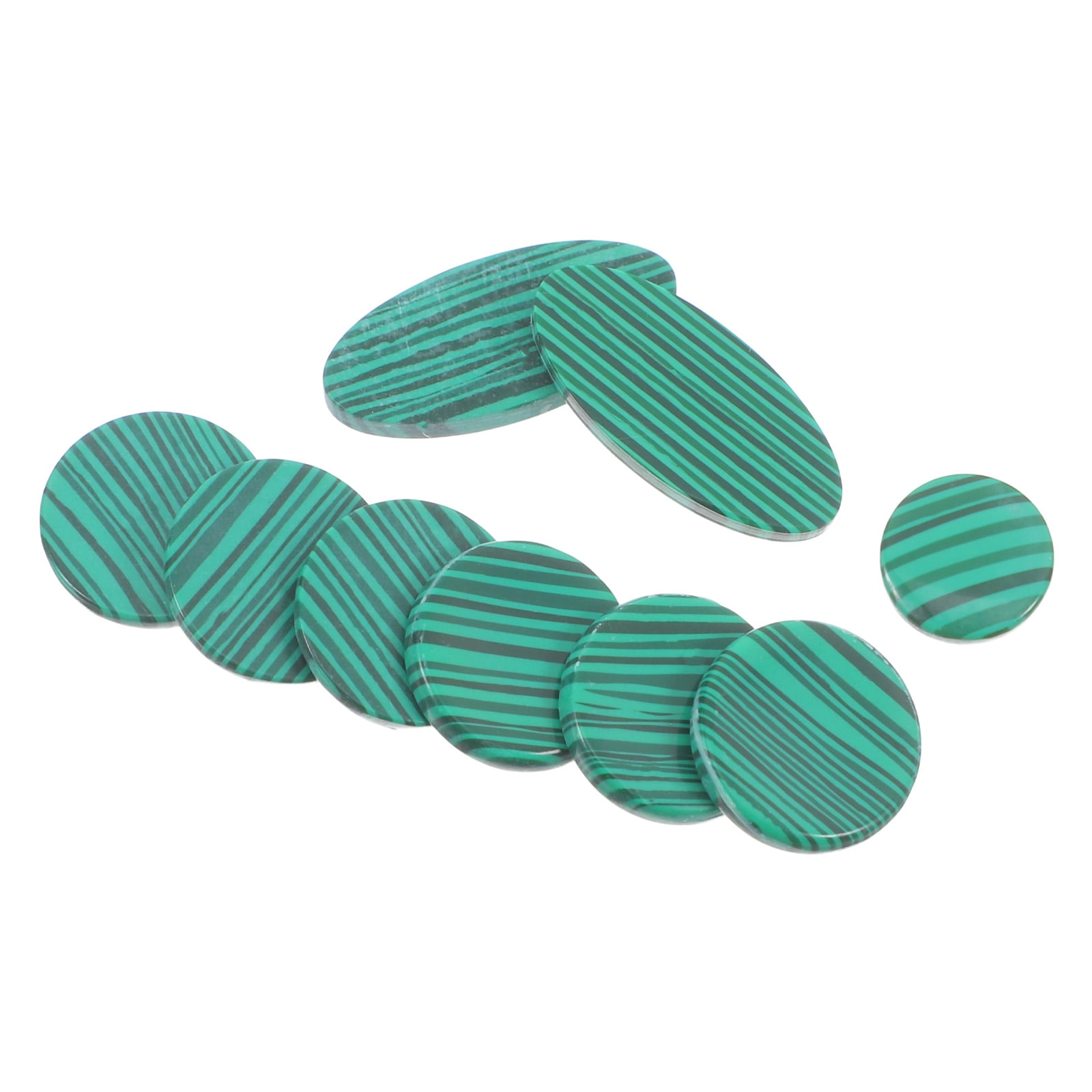 Sax Key Button PTOOTP Dark Green Shell Saxophone Key Button Replacements for Soprano ...