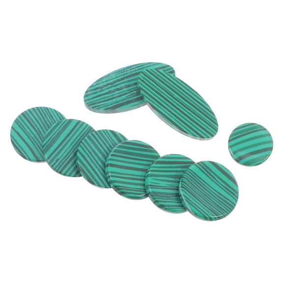 PTOOTP Dark Green Shell Saxophone Key Button Replacements for Soprano Saxophone 1 Set Replacement Parts
