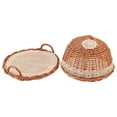 thumbnail image 1 of PTOOTP Willow Rattan Round Woven Basket Tray - Stylish Home Storage Organizer with Simple and Design, 1 of 7