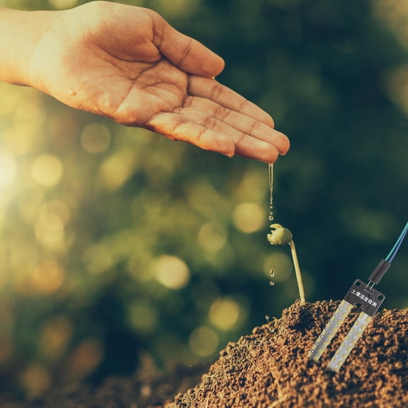 PTOOTP 1 Set of Garden Moisture Meter Probe Metal Hygrometer for Plant Enthusiasts Soil Moisture Detection