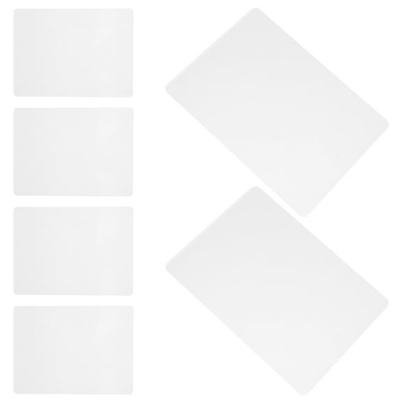 PTOOTP 100 Pcs Plastic Laminating Sheet Waterproof Protective Film White For Documents Home Office