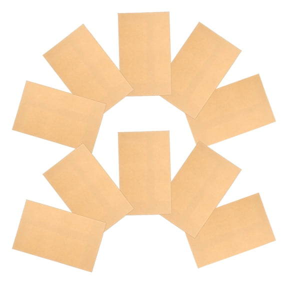 PTOOTP 100Pcs Khaki Paper Money Saving Envelopes for Cash Organizer with Self Adhesive