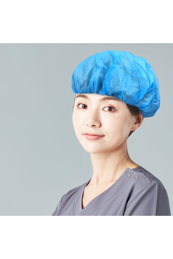100Pcs Doctor Caps Operating Room Hats Comfortable Simple Scrub Headwear