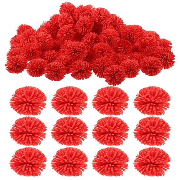 PTOOTP 100Pcs Chic Red Flower Diffuser Accessories for Home Aromatherapy Oil Diffusers