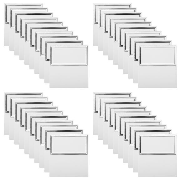 PTOOTP Elegant Rectangular Wedding Place Cards, 100 Paper Seating Cards for Events, Receptions, Parties, and Special Occasions