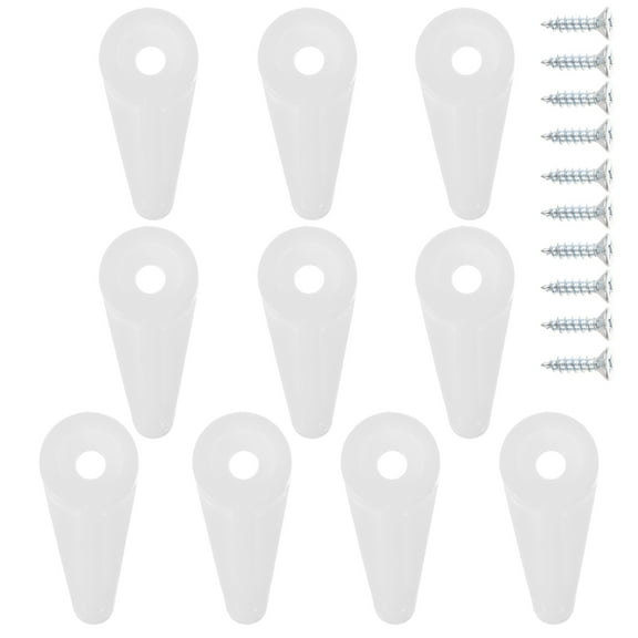 PTOOTP 100Pcs Cabinet Glass Retainer Clips for Door Glass Fixing Easy Installation