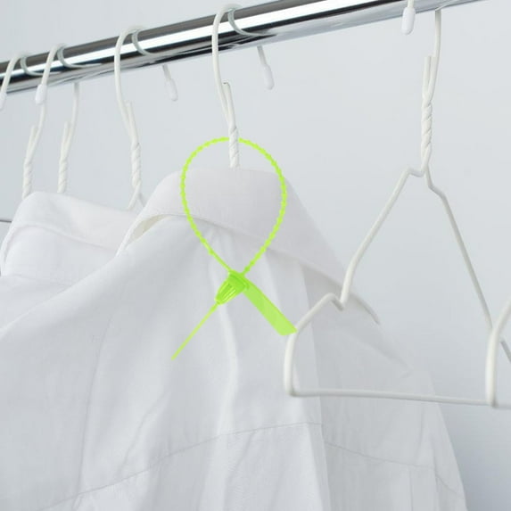 PTOOTP 100- Self-Locking Cable Ties with Writable Labels for Organizing Wires, Cables, and Sign Boards