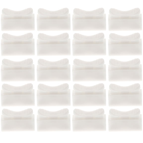 PTOOTP 100Pcs White Spring Terminal Block No-Tool Wiring Connectors for Home Electrical Use and Projects