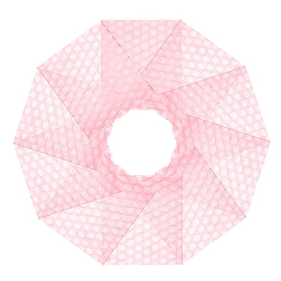 PTOOTP 100pcs Bubble Pouches PE Red Shipping Packaging Cushion Bubble Pouches