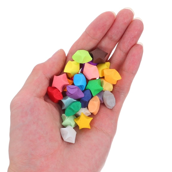 PTOOTP Star Origami Kit with 1030 Multi-Color Paper Pieces, Craft Set for Kids and Adults, Handwork Art and Fun