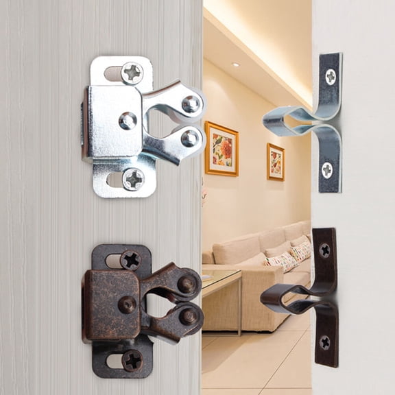 PTOOTP 10Pcs Assorted Color Steel Door Lock Push to Open Cabinet Spring Ball Locker