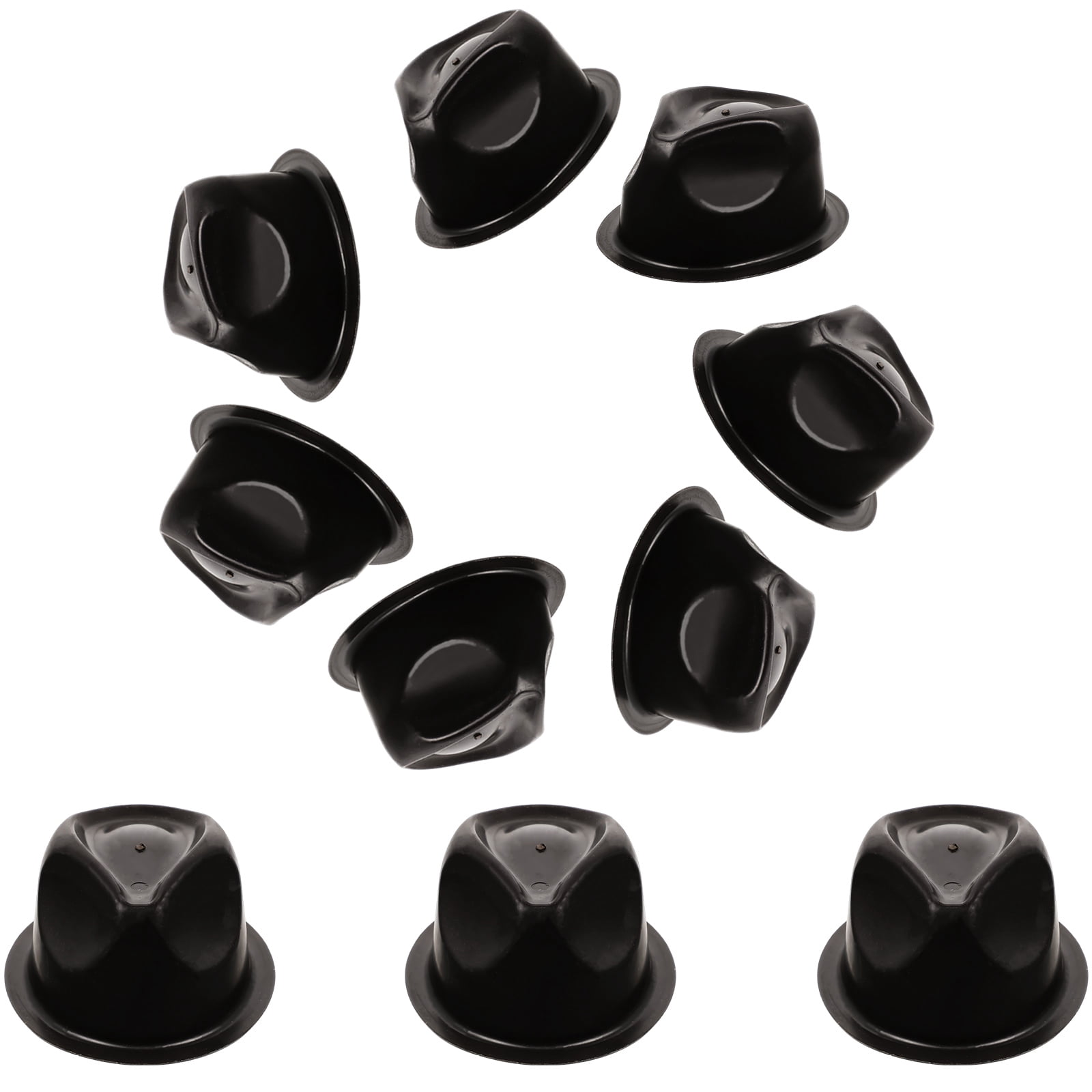 Hat Support PTOOTP Hat Support Stand Black PVC for Hat Shape Preservation 10Pcs ...