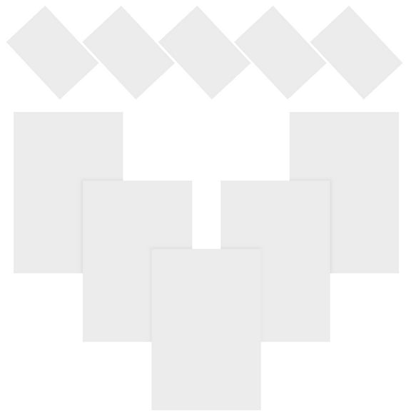 PTOOTP 10Pack Poster Board Paper for Retail Store White A3 Size Handwriting Libraries