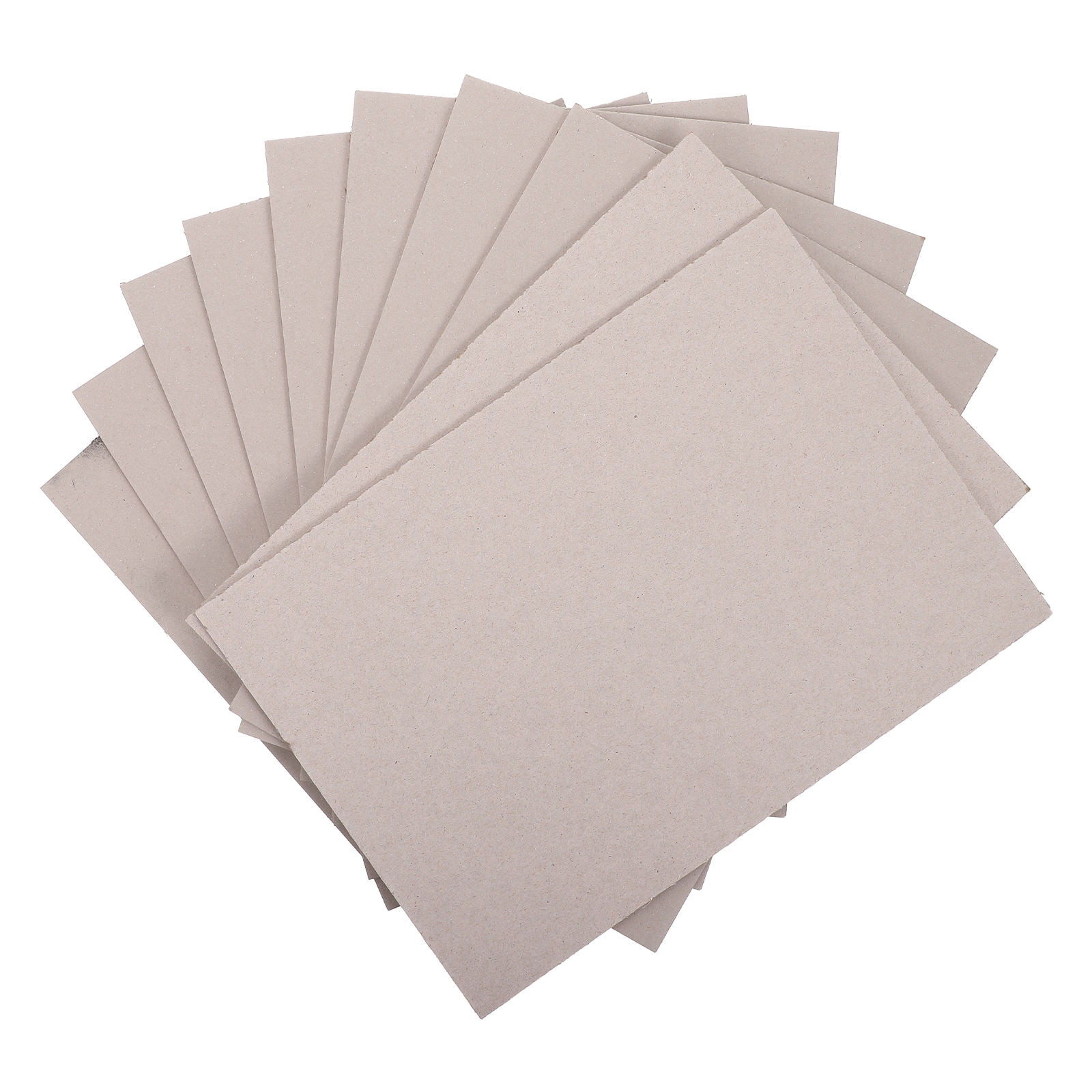 PTOOTP Art Material Rectangular Thick Cardboard Sheets Light Grey for