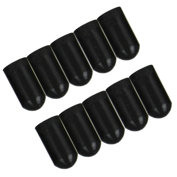 PTOOTP 10Pcs Drumstick Practice Tips with Silicone Material for Home Use