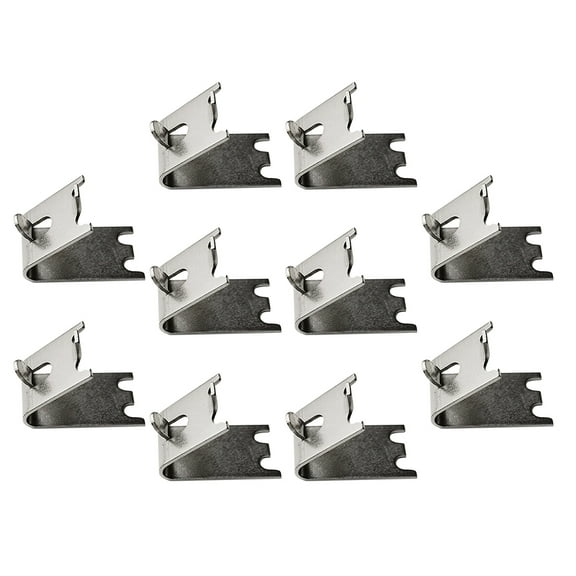 PTOOTP Shelf Support Clip Refrigerator Shelf Support Stainless Steel 10Pcs 1.5X1.2X0.9In