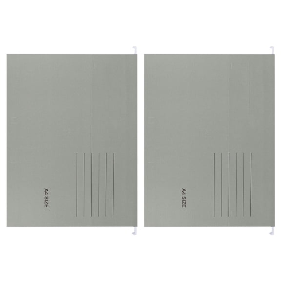 PTOOTP A4 Grey Suspension File Folder Document Organizer for Office Use, and Practical