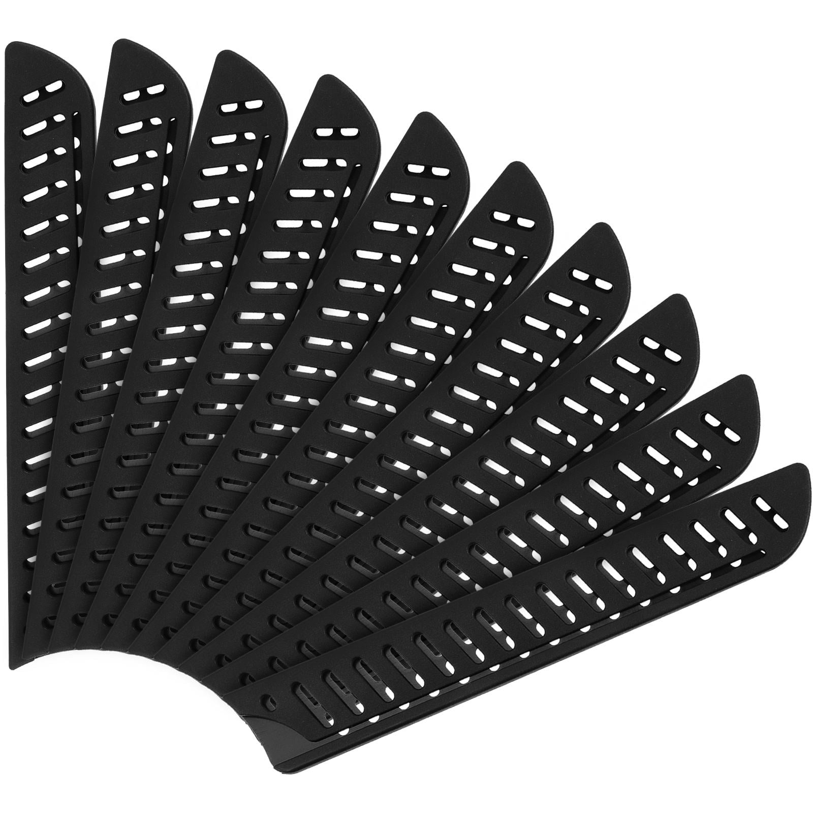Cutter Cover PTOOTP 10Pcs Fine Workmanship Black Chef Cutter Cover for Kitchen ...