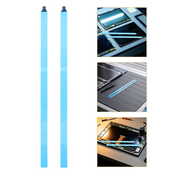 PTOOTP 10Pcs Laptop Bezel Adhesive Tape Blue Heat Resistant Stretch Tape for Screen Replacement