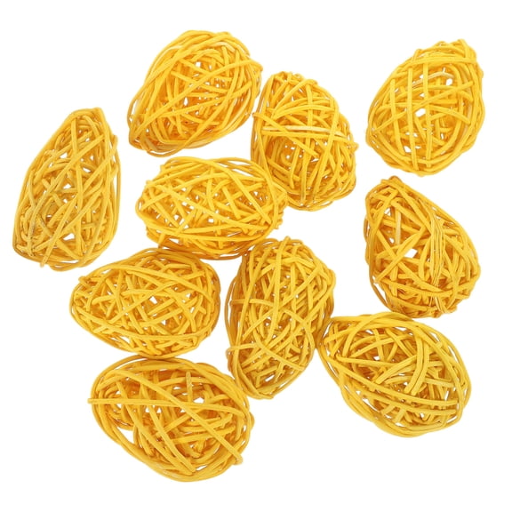 PTOOTP Yellow Rattan for Easter Decorations, Party Supplies, Holiday Celebrations, Home and Garden Decor