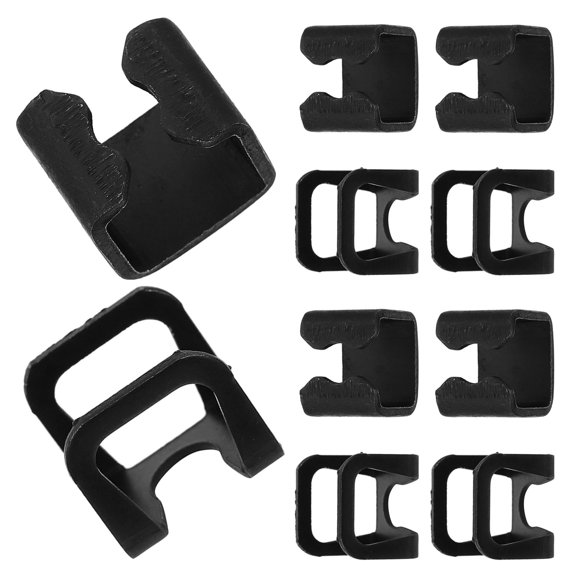 PTOOTP 10pcs Jack Hoop Claw Clamp Clips for 2 Ton Hydraulic Systems 9mm 11mm