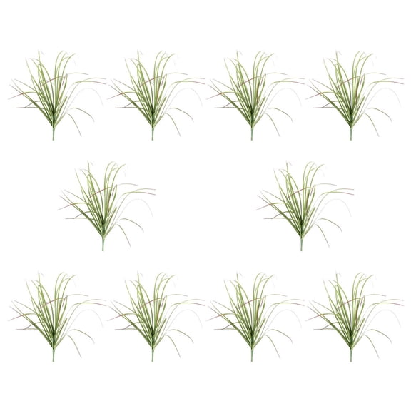 PTOOTP 10Pcs Artificial Greenery Stems Faux Grass Plant Ornaments for Home and Garden Decoration