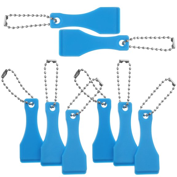 PTOOTP Hand Scratch Tool ticket Scratcher Tool Blue Plastic 10pcs