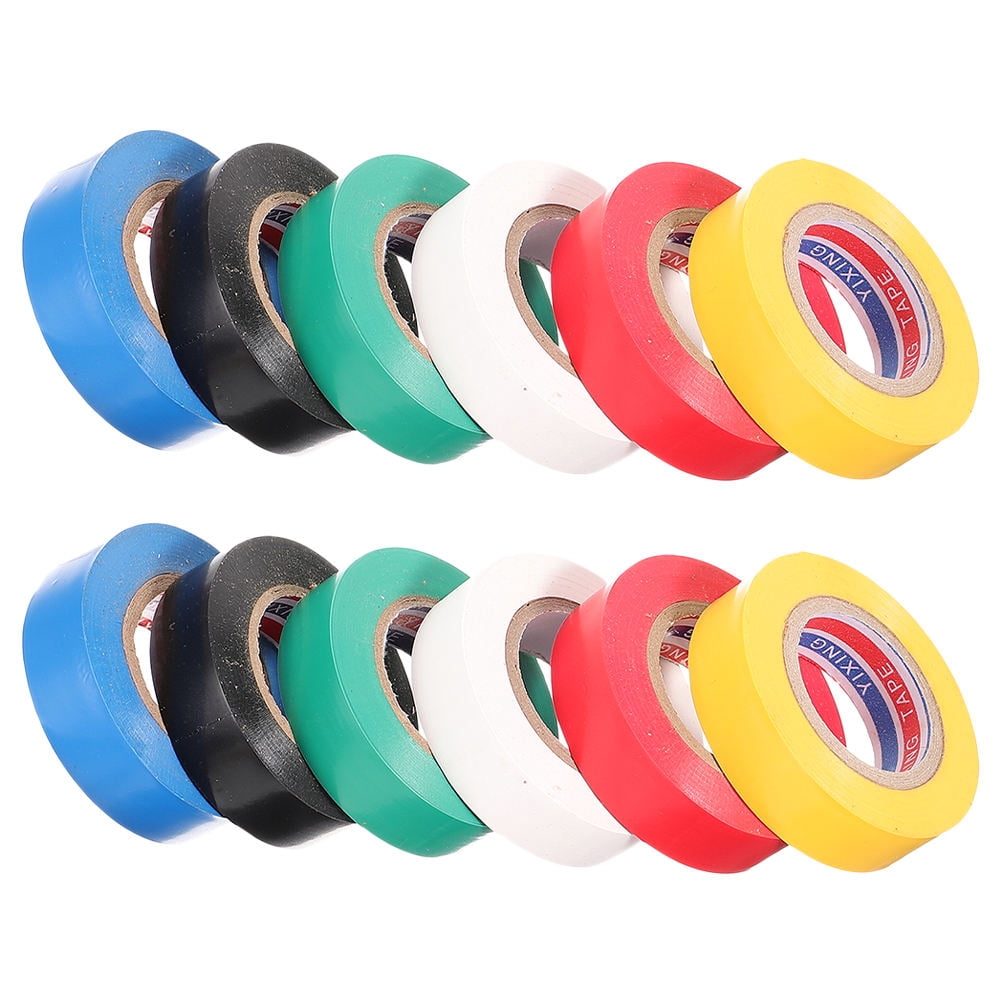 PTOOTP PVC Electrical Insulating Tape for Wire Connections, , , , , Ideal for Home and Industrial Use
