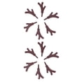 thumbnail image 1 of PTOOTP Mini Christmas Baubles Snowman Hand Branch Antler Craft Plastic 120Pcs 1.9X1.2In, 1 of 8