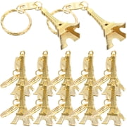 PTOOTP 12 Pcs Eiffel Tower Keychains, Retro France Souvenir Key for , Wedding Party Favors, Bag Decor