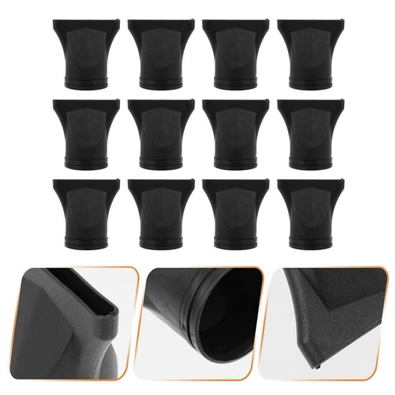 PTOOTP Dryer Nozzle Replacement 12Pcs Pc Black for Styling and Protection