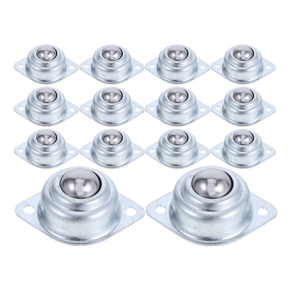 PTOOTP 14-Piece Heavy Duty Carbon Steel Casters Set with Low Friction Wheels for Furniture and Appliances