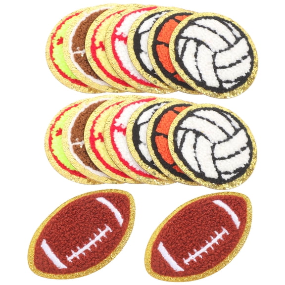 PTOOTP Wear-Resistant Iron-on Patches for Clothes Multi-Color 16Pcs
