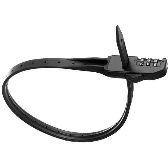 PTOOTP Combination Bike Lock with Security Tie Portable Black Cable Lock for Mountain Bikes