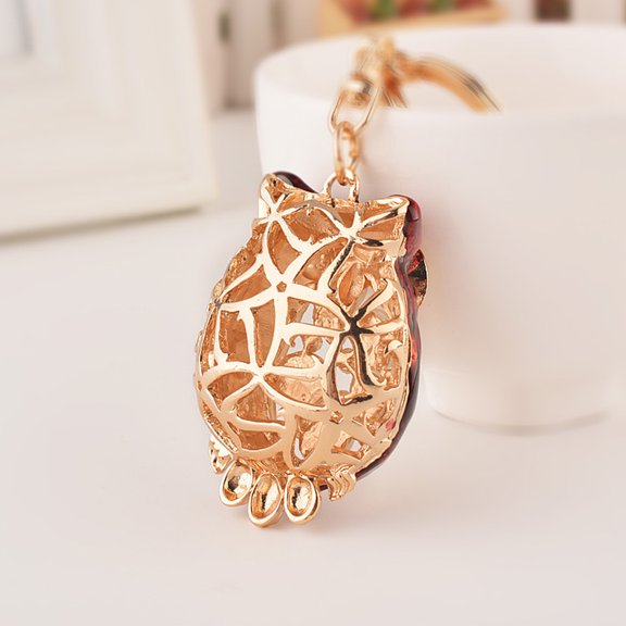 PTOOTP Owl Keychain with Unique Design, Zinc Alloy Material, Decorative and Stylish Accessory, 1 Piece