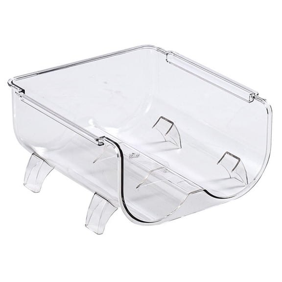 PTOOTP Clear Plastic Wine Storage Rack for Home Bar and Restaurant Use, Organizer for Wine Bottles