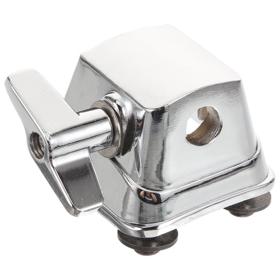 PTOOTP 1Pack Floor Tom Leg Holder for Music Performance with Durability and Simple Design Silver 8x5.7cm