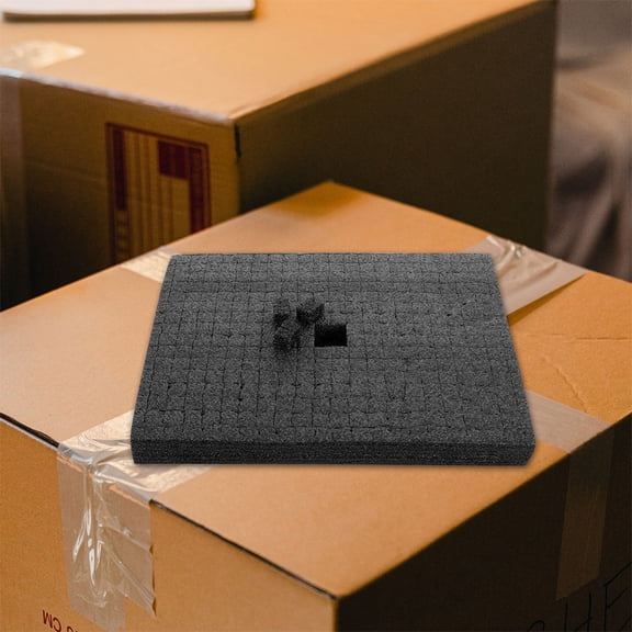 PTOOTP Black Foam Inserts for Protective Cases, Shockproof Packing Liner, Foam Padding for Equipment Transport and Storage