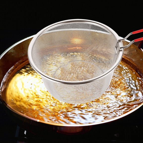 PTOOTP Deep Fry Basket Stainless Steel for Frying French Fries and Snacks