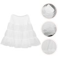 thumbnail image 1 of PTOOTP 1Pack Girls Tutu Skirt Round Voile Crystal Voile Cosplay Wedding Prom Banquet, 1 of 8