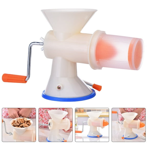PTOOTP Manual Meat with Garlic Press and Sausage Stuffer, Kitchen Tool for Home Use, Grinding and Stuffing Meat Easily