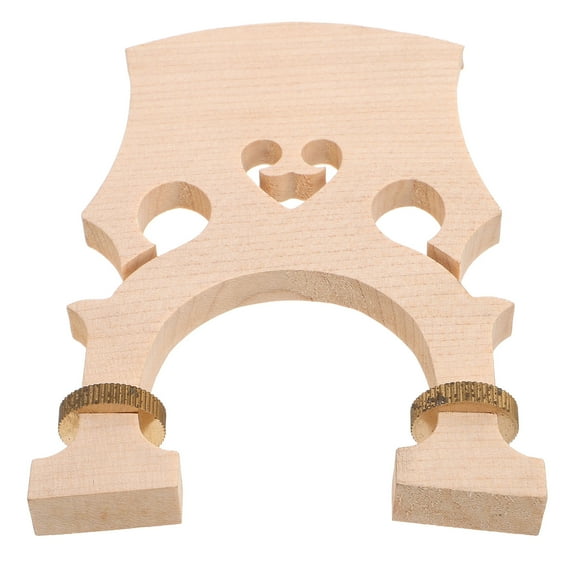 PTOOTP Adjustable Maple Wood Cello Bridge with European Style Design, Beige, Ideal for Beginner