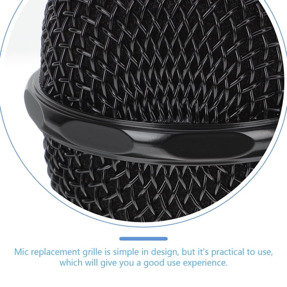 PTOOTP Metal Microphone Replacement with Black Mesh Cover, 1-Pack for Clear Sound