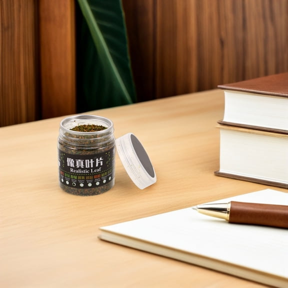 PTOOTP 1 Set Landscape Model Leaves Green Resin Diorama Scenery for Home Decoration and Craft Projects