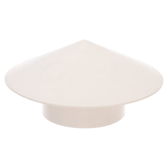 PTOOTP 1Pack Rainproof Smokestack Cap Plastic Chimney Protection White