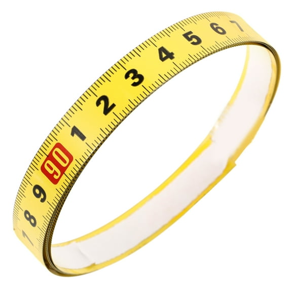PTOOTP 1-Pack Flat Ruler for Workshop and Tasks, Measuring Tool for Precision Work