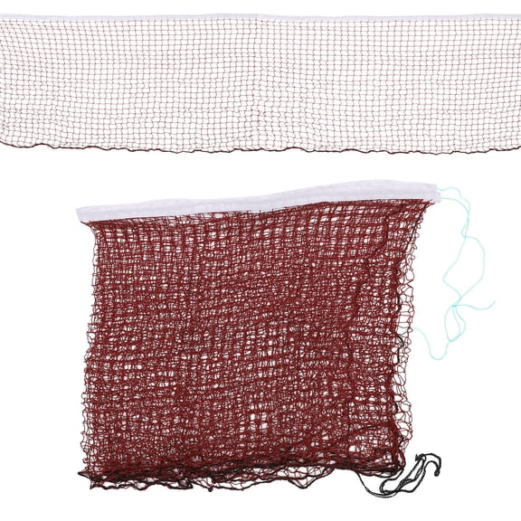 PTOOTP Dark Red Badminton Net Foldable and Portable for Easy Setup, and Compact Design for Outdoor and Indoor Play