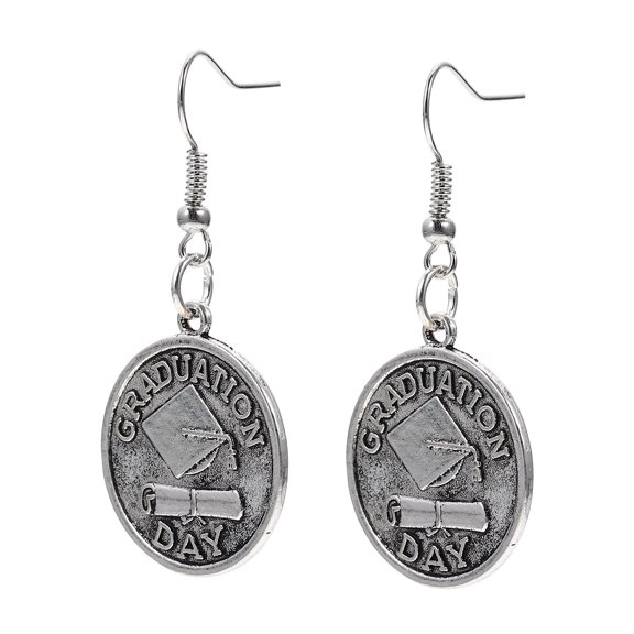 PTOOTP Lightweight Alloy Ear Pendants for Graduates, Fashionable 1 Pair Stylish Earrings