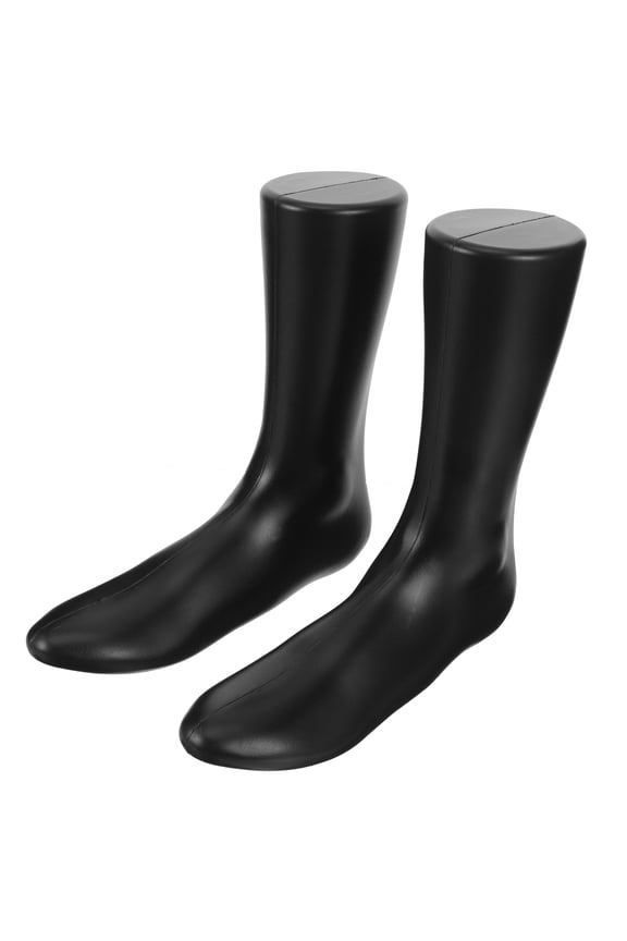1Pair Plastic Foot Model for Sock Display and Shoe Support with Easy Installation